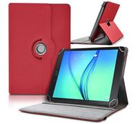 KARYLAX Seluxion - Housse Etui de Protection Simili-Cuir et Support Horizontale Universel L Couleur Rouge pour Tablette Archos 101b Oxygen 10.1"