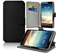 KARYLAX Seluxion - Housse Etui Porte-Carte Support Universel L Couleur Noir pour Smartphone Danew Konnect 601