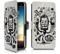 KARYLAX Seluxion - Housse Etui Porte-Carte Support Universel M Motif MV21 pour Microsoft Lumia 650