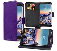 KARYLAX Seluxion - Housse Etui Suppport Universel M Couleur Violet pour Haier G50