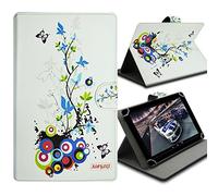 KARYLAX Seluxion - Housse Etui Universel S à Rabat et Fonction Support Motif HF01 pour Tablette JINJIA E-Shop 7"