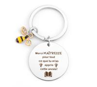 Karyllena Clé Fée Professeur, Cadeau ATSEM, Directrice, Maîtresse Fin Année, Idée Assistante Maternelle