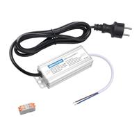 Karyoosi Transformateur LED 12V 24W 2A, Alimentation IP67 Étanche AC 220V vers DC 12V avec Câble de 1,5m, Transfo pour Ruban LED, Éclairage Extérieur