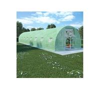 vidaXL Serre 1200x300x200cm Vert Acier Galvanisé Serre de Jardin Abris Légumes 45538