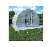 vidaXL Serre de jardin modèle 45749 – 9 m² (300x300x200 cm) acier blanc
