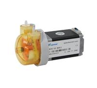 KAS - petite pompe à eau péristaltique 12V/24V, avec moteur pas à pas, 3 Rotors, Tube en Silicone/BPT, 1 pièce(S10,Se-24v-3 Rotors)