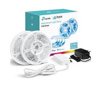 Kasa Smart Bande lumineuse LED RVB, 10 m (2 rouleaux de 5 m) Wi-Fi, fonctionne avec Alexa et Google Assistant, haute luminosité, découpable, jusqu'à 25 000 heures, multicolore