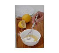 Kasahome Mini fouet de cuisine en acier inoxydable - Fouet de cuisine - Batteur manuel d'oeufs pour gâteaux 16 cm