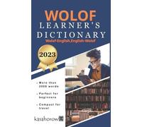Kasahorow Wolof Learner's Dictionary (Poche) Multilingual with Wolof