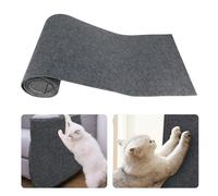 Kasanni Griffoir Canapé Chat 40 Cm ×200 Cm Protection Canape Chat Anti Griffe griffoir Mural pour La Protection Anti-Rayures des Meubles, CanapéS Et Portes (Gris foncé)