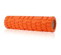 Kasanni Rouleau de Massage, Foam Roller pour Soulager les Tensions Musculaires et la Pression dans le Dos, la Colonne VertéBrale et Les Jambes. Revitalisez Votre Corps 30×8cm (Orange)