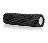 Kasanni Rouleau de Massage, Foam Roller pour Soulager les Tensions Musculaires et la Pression dans le Dos, la Colonne VertéBrale et Les Jambes. Revitalisez Votre Corps 30×8cm (Noir)