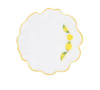 KASANOVA Assiette de service 22 cm céramique Citrons