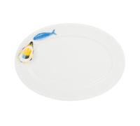 KASANOVA Assiette de service 28 cm céramique huître mer
