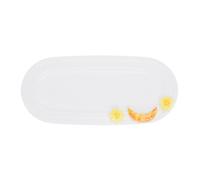 KASANOVA Assiette de service ovale 33 cm céramique Brioches