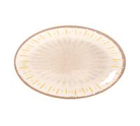 KASANOVA Assiette ovale 35 cm en mélamine beige Soler