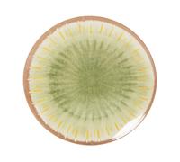KASANOVA Assiette plate 28 cm en mélamine verte Soler