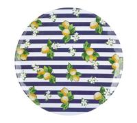 KASANOVA Assiette ronde en mélamine citrons