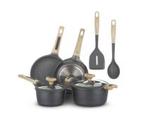 KASANOVA batterie de casseroles à induction Evolution, batterie antiadhésives, casseroles pour induction et toutes les plaques de cuisson, haute qualité. (8 pièces)