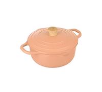 KASANOVA Casserole Antiadhésive Pot Art avec Couvercle Innovant - Plusieurs Couleurs, Compatible Induction, Idéale pour Ragoûts et Cuissons Longues (Rose, 24 Cm)