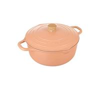 KASANOVA Casserole Antiadhésive Pot Art avec Couvercle Innovant - Plusieurs Couleurs, Compatible Induction, Idéale pour Ragoûts et Cuissons Longues (Rose, 28 Cm)