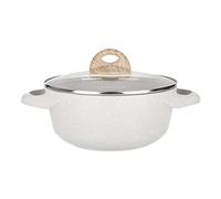 KASANOVA, Casserole Belly Cosy avec manche Soft Touch et couvercle, revêtement anti-rayures et anti-abrasion (24 cm)