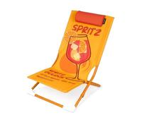 KASANOVA Chaise pliante de plage Spritz avec appui-tête