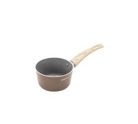 KASANOVA Cooking Therapy casserole antiadhésive marron, 1 manche, couvercle - R, revêtement à base d’eau, compatible avec tous les types de feux, sans PFOA ni nickel (12 cm)