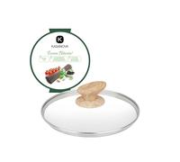 KASANOVA Couvercle 20 cm en verre Black Stone