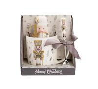 KASANOVA Ensemble tasse, cuillère à café et casse-noisette épée d'or