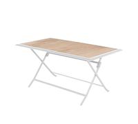 KASANOVA HESPERIDE Table de jardin pliante 4 places Azua beige mobilier de jardin