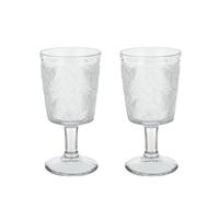 KASANOVA Lot de 2 verres à eau verre transparent Oasis