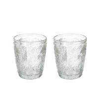 KASANOVA Lot de 2 verres en verre transparent Oasis