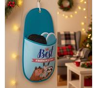 KASANOVA Lot de 3 paires de chaussons avec pantoufle