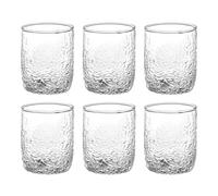 KASANOVA Lot de 6 verres transparents de diamètre 8 cm