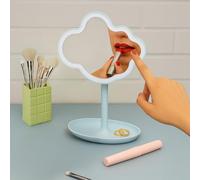 KASANOVA Miroir de table nuage avec led bleu clair