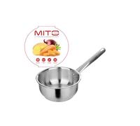 KASANOVA Mito casserole en acier inoxydable argent Cuisson (18 cm)