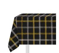 KASANOVA Nappe de Noël Tartan Beige et Or Beige Textile Table et Cuisine
