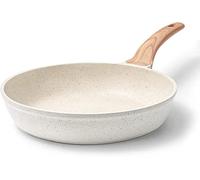 KASANOVA Poêle à crêpes et poêle à crêpes Poêle à frire antiadhésive Ustensiles de cuisine en granit Petit déjeuner Poêle à frire antiadhésive Poêle peu profonde pour cuisinière Induction Sans PFOA