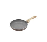 KASANOVA Poêle antiadhésive Cooking Therapy, inscription marron gravée au laser, revêtement à base d’eau, compatible avec tous les types de feux, sans PFOA ni nickel (20 cm)
