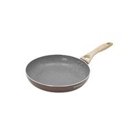 KASANOVA Poêle antiadhésive Cooking Therapy, inscription marron gravée au laser, revêtement à base d’eau, compatible avec tous les types de feux, sans PFOA ni nickel (26 cm)