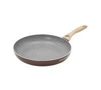 KASANOVA Poêle antiadhésive Cooking Therapy, inscription marron gravée au laser, revêtement à base d’eau, compatible avec tous les types de feux, sans PFOA ni nickel (30 cm)