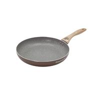 KASANOVA Poêle antiadhésive Cooking Therapy, inscription marron gravée au laser, revêtement à base d’eau, compatible avec tous les types de feux, sans PFOA ni nickel (24 cm)