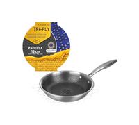 KASANOVA Poêle antiadhésive Tri-ply, Revêtement nid d'abeille, compatible avec le four et tous les types de cuisinières. (18 cm)