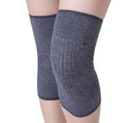 Kaschmir Genouillère élastique pour thérapie - Chauffe-genoux - Soulagement des douleurs articulaires - Chaleur - Genouillère thermique - Genouillère chaude et froide - Genouillère pour homme et femme