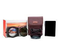 Kase Filter Wolverine K100 Kit de filtre rectangulaire pour débutant avec portefiltre et anneaux d'adaptation et de step down Filtre polarisant CPL Slimline Filtre dégradé Soft GND Filtre gris Sac I