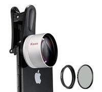 Kase HD Master Macro Lens Pro pour iPhone, kit d'objectif macro professionnel avec adaptateur de filtre + filtre polarisant CPL 52 mm pour iPhone 16 15 14 13 12 11 8 Samsung Android