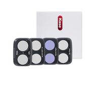 Kase Kit Filtres Nuit Cinéma Compatible avec DJI Osmo Pocket 4P, Accessoire Caméra Objectif (CPL+Mist1/4+Neutral Night+Étoile 6 Branches)