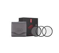 Kase Kit vidéo magnétique 77 mm CPL/Vari ND Combo Filtre 1,5-5 Stop ND3 à ND32 + verre optique brume noire
