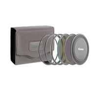 Kase KW Revolution Filtre magnétique 86 mm avec anneaux à code couleur CPL ND8 ND64 et adaptateur magnétique, bouchon d'objectif et étui